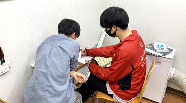 1対1の個別指導